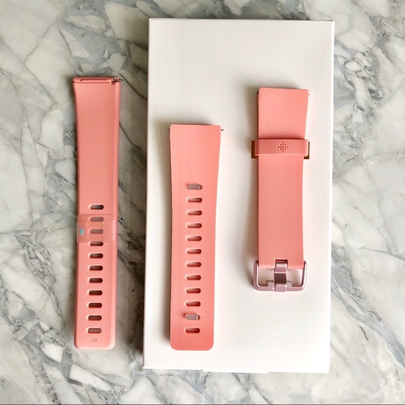 fitbit versa classic band peach